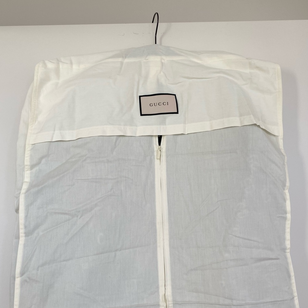 Gucci Poncho GG Logo Reversible Fringed 100% Wool - Picture 8 of 16